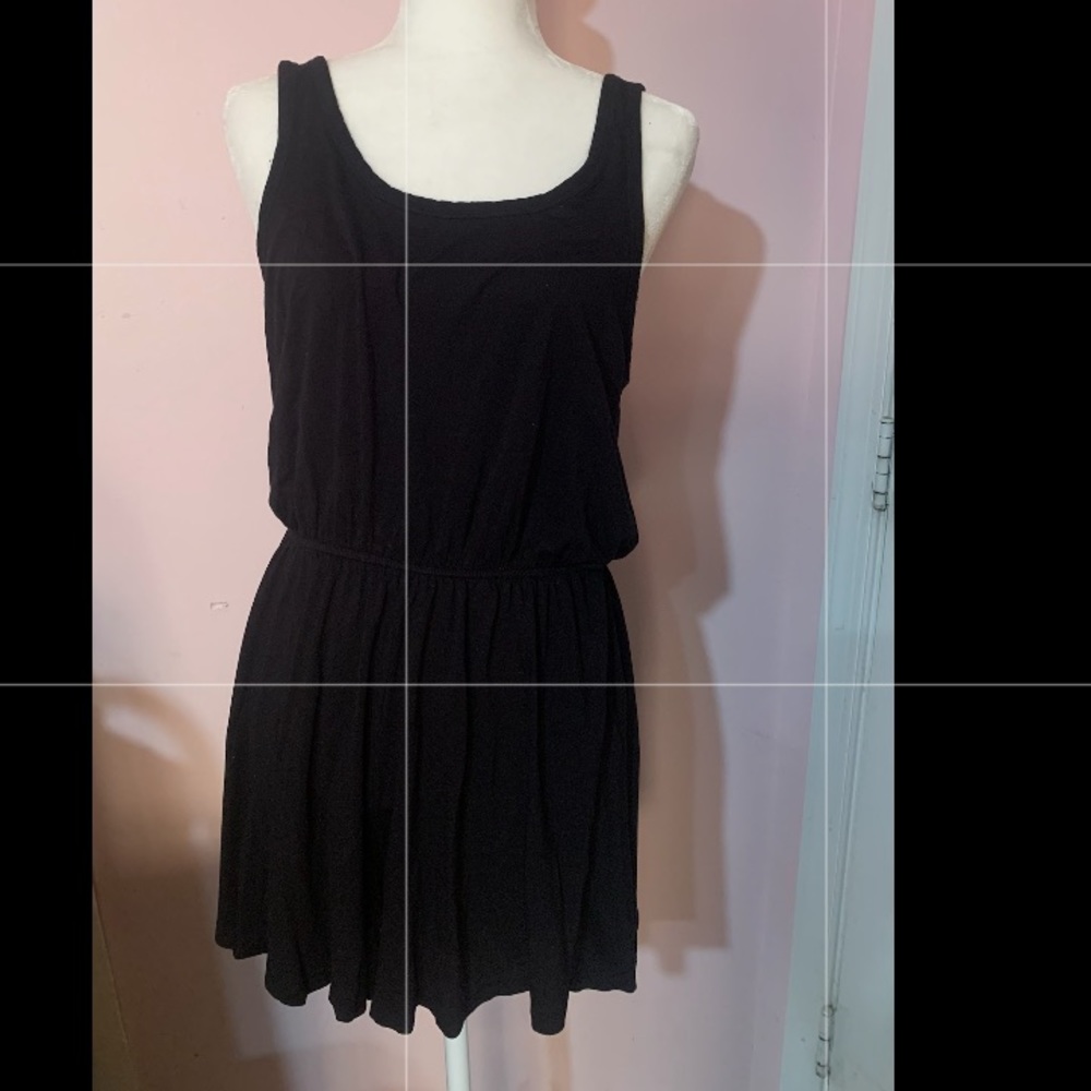 BASIC by H&M Black Sleeve Less Romper
